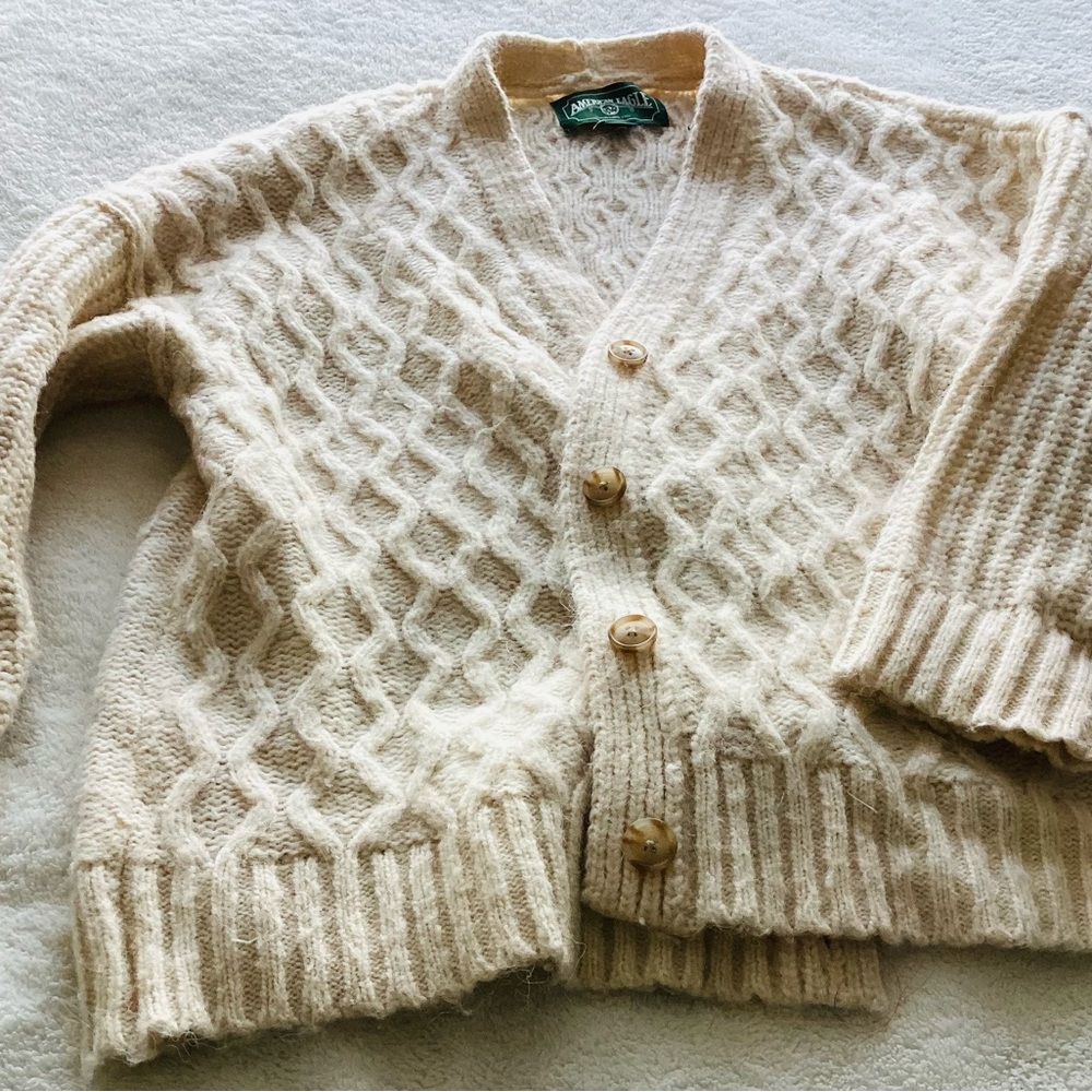 oversized cozy soft American Eagle winter cardigan XS